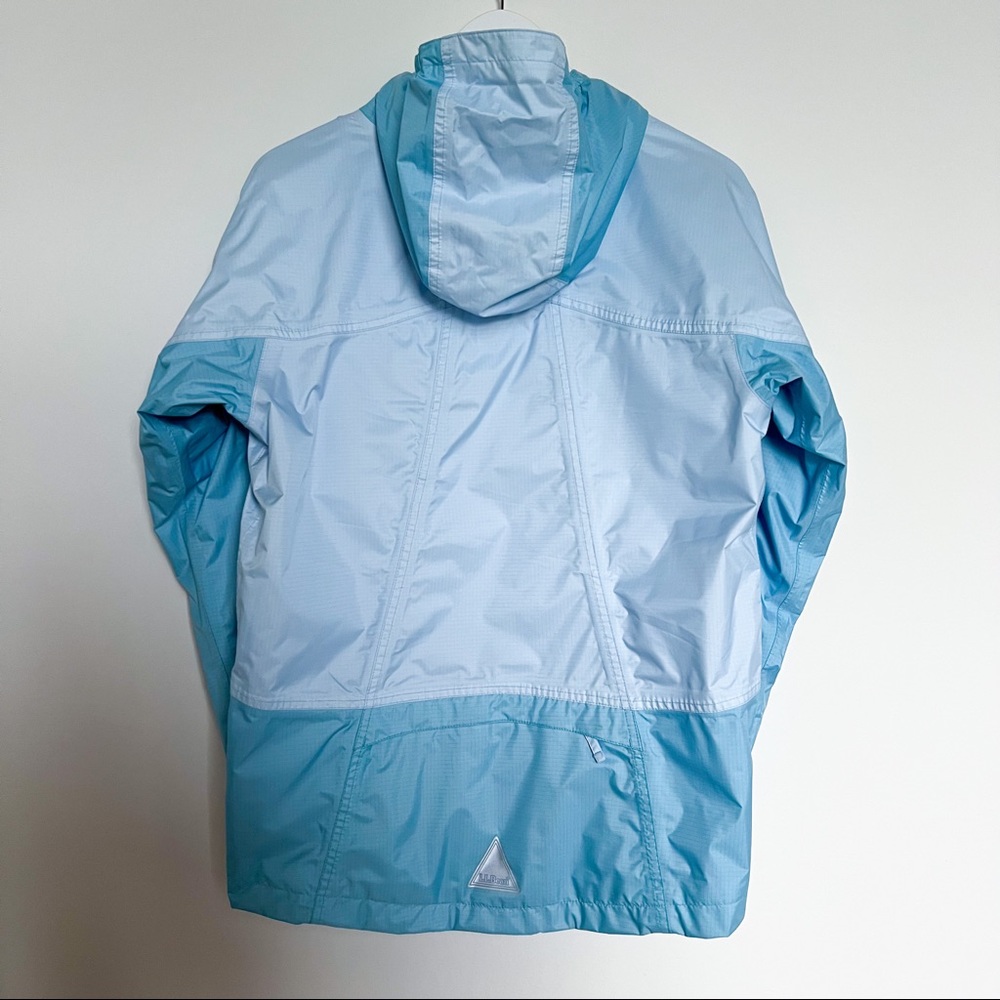 L.L.Bean Kids Fleece Raincoat in Light Blue Size XL (18) - Picture 3 of 6